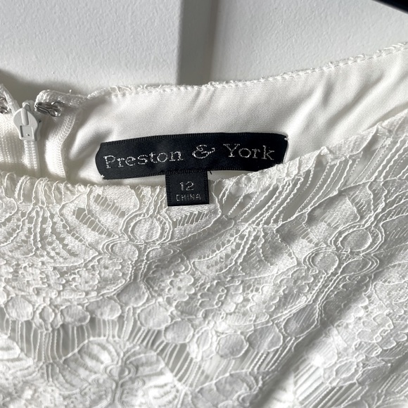Preston York White Lace Dress - Picture 4 of 5
